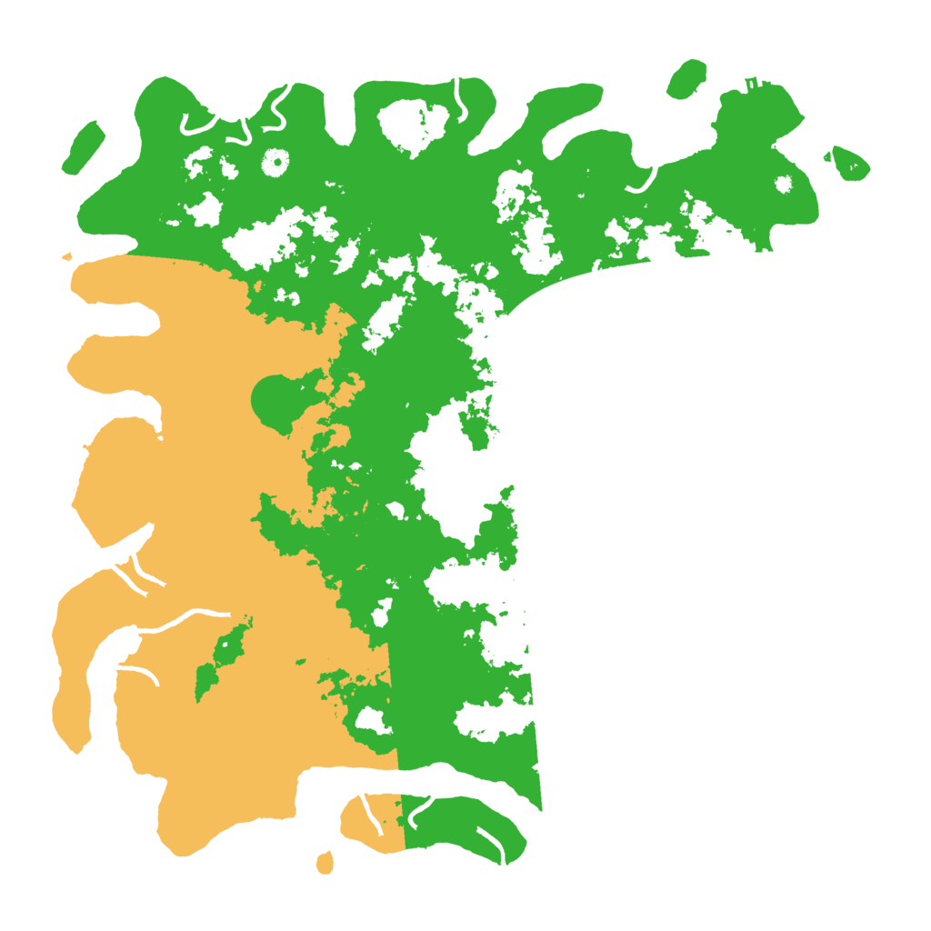 Biome Rust Map: Procedural Map, Size: 5000, Seed: 665325