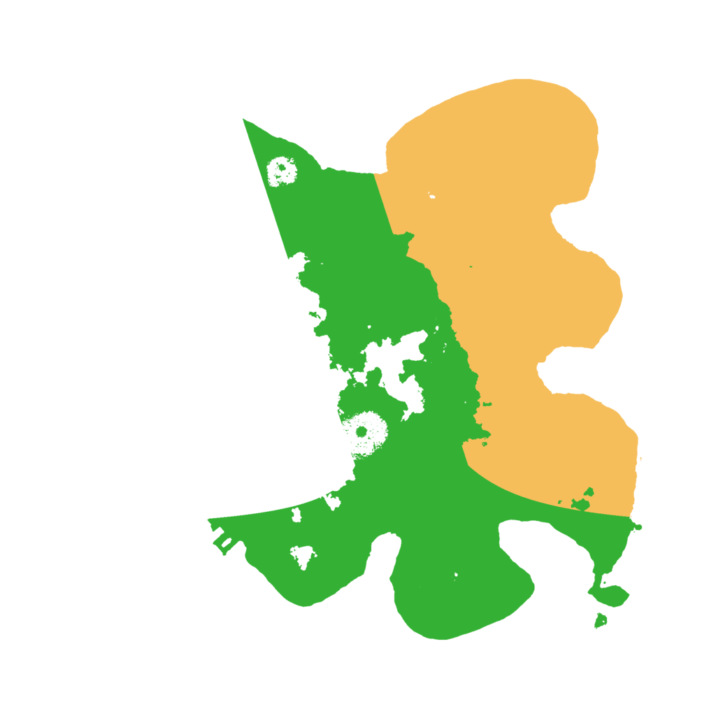 Biome Rust Map: Procedural Map, Size: 2500, Seed: 3022023
