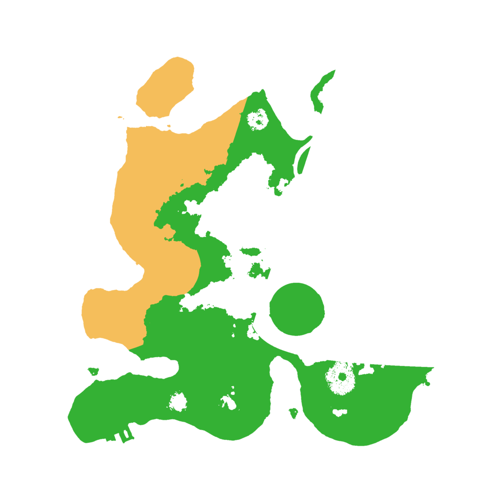Biome Rust Map: Procedural Map, Size: 2500, Seed: 1331712755
