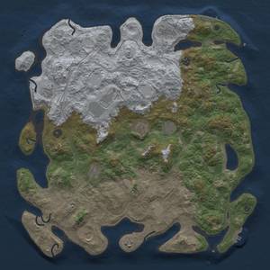 Thumbnail Rust Map: Procedural Map, Size: 4500, Seed: 114200123, 18 Monuments