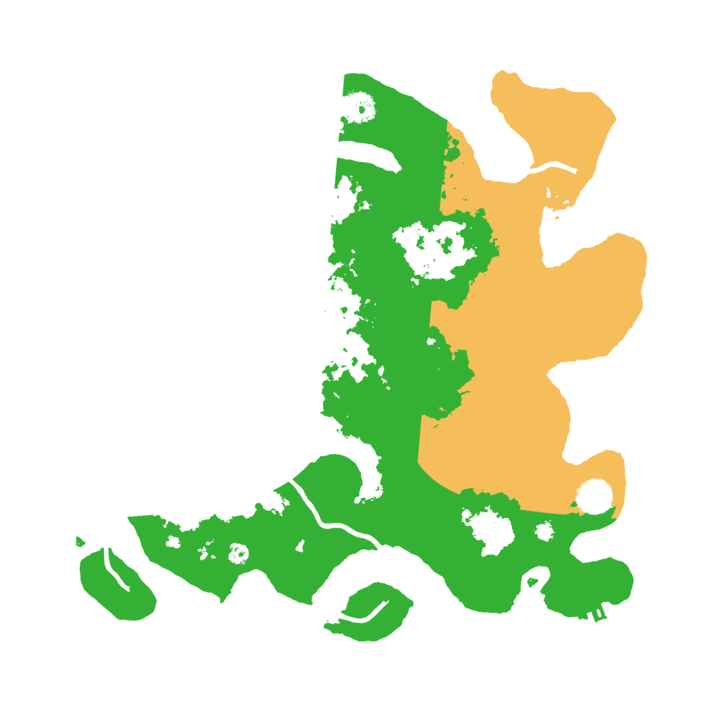 Biome Rust Map: Procedural Map, Size: 3500, Seed: 1705274459