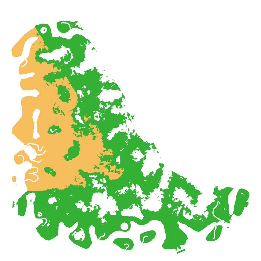 Biome Rust Map: Procedural Map, Size: 6000, Seed: 256434