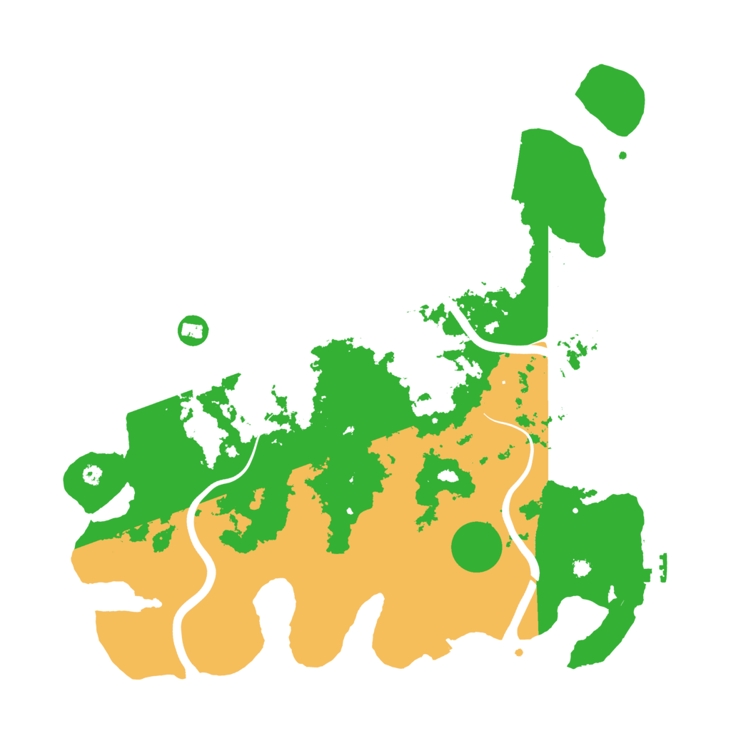 Biome Rust Map: Procedural Map, Size: 3800, Seed: 1641848005