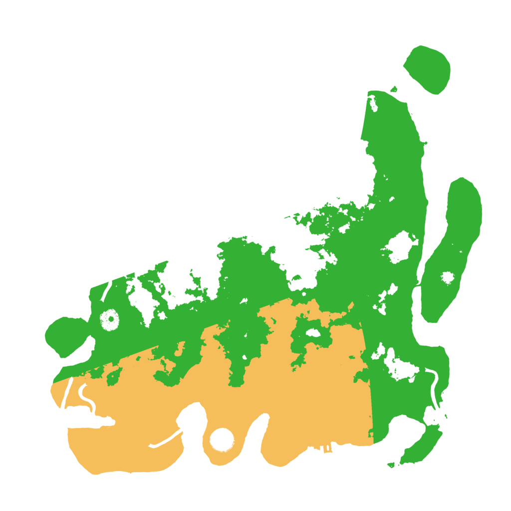 Biome Rust Map: Procedural Map, Size: 3800, Seed: 1641848005