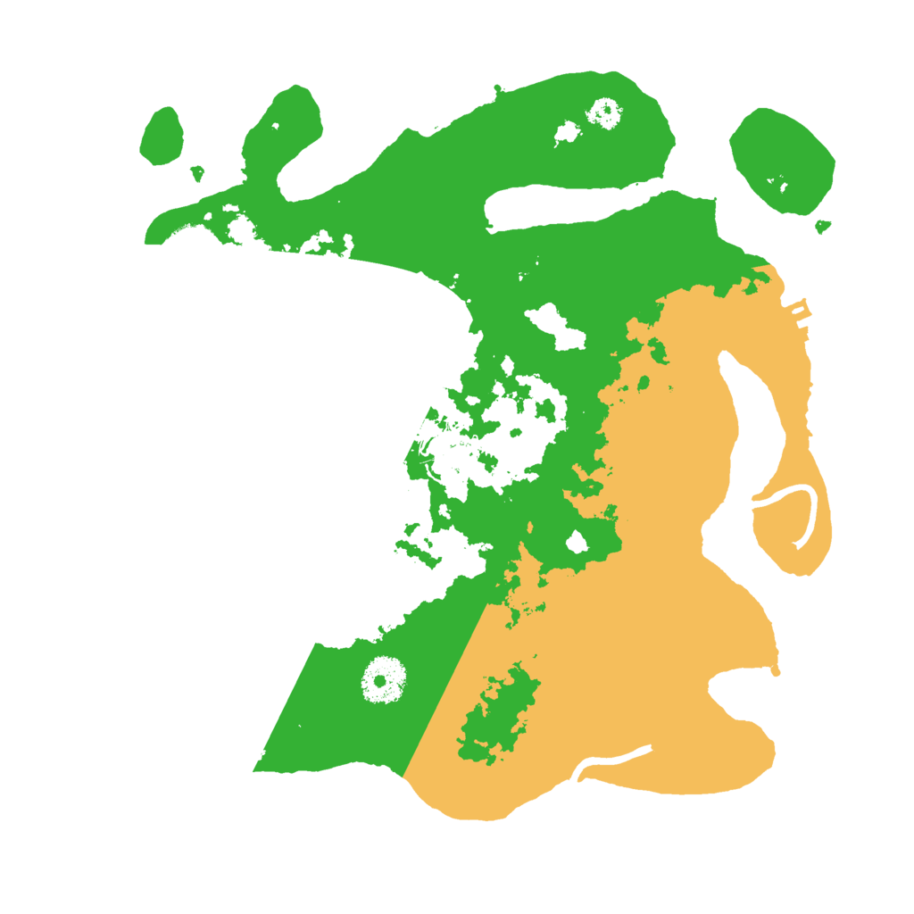 Biome Rust Map: Procedural Map, Size: 3000, Seed: 9450429