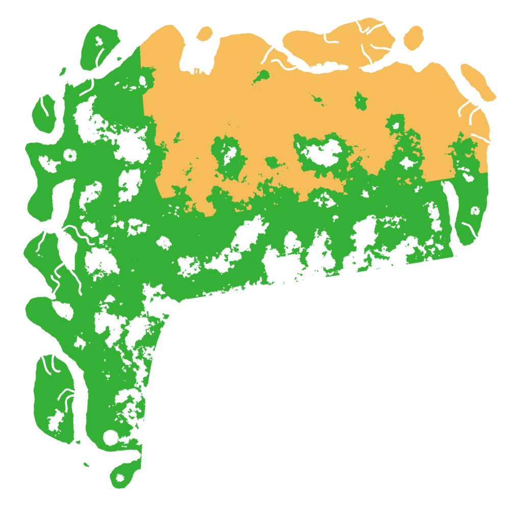 Biome Rust Map: Procedural Map, Size: 6000, Seed: 388834563