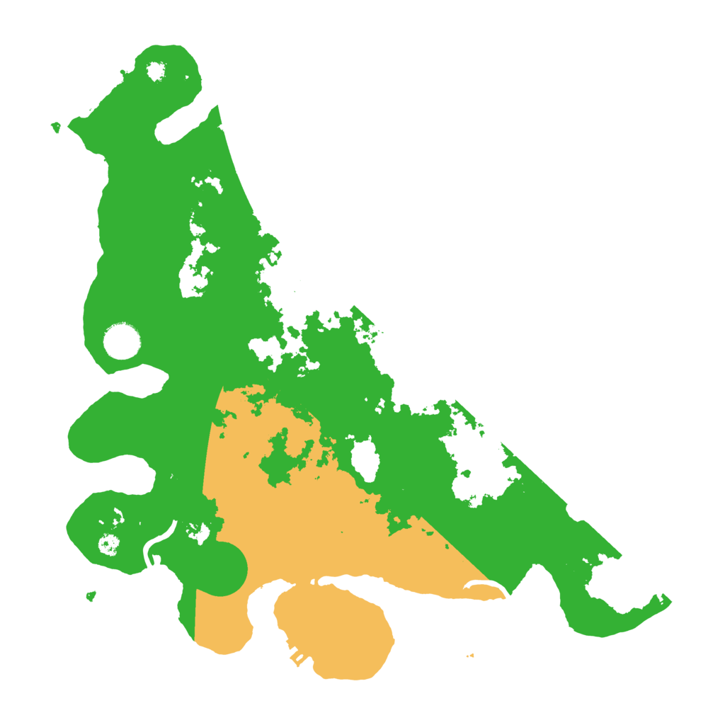 Biome Rust Map: Procedural Map, Size: 3500, Seed: 61474713