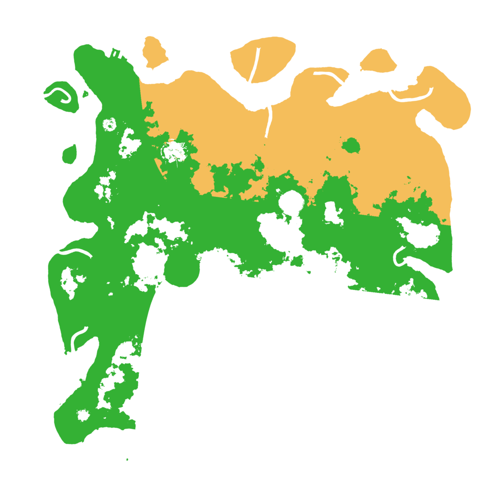 Biome Rust Map: Procedural Map, Size: 3800, Seed: 1791481013