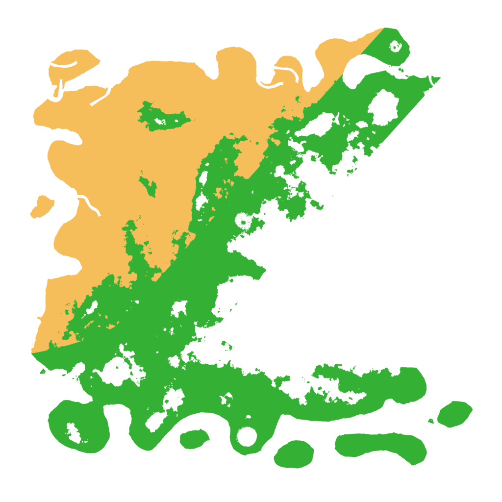 Biome Rust Map: Procedural Map, Size: 4500, Seed: 876546