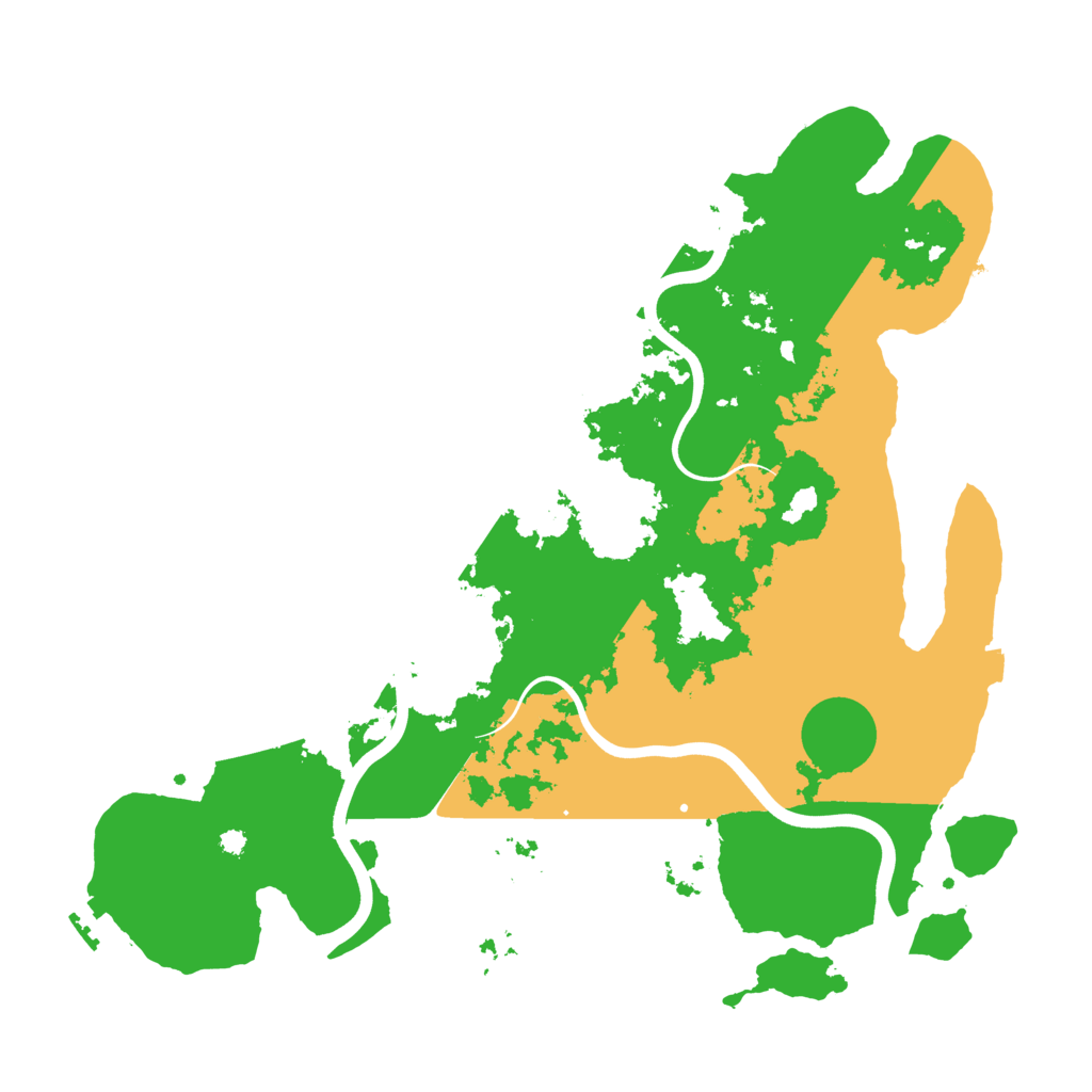 Biome Rust Map: Procedural Map, Size: 3850, Seed: 23020310