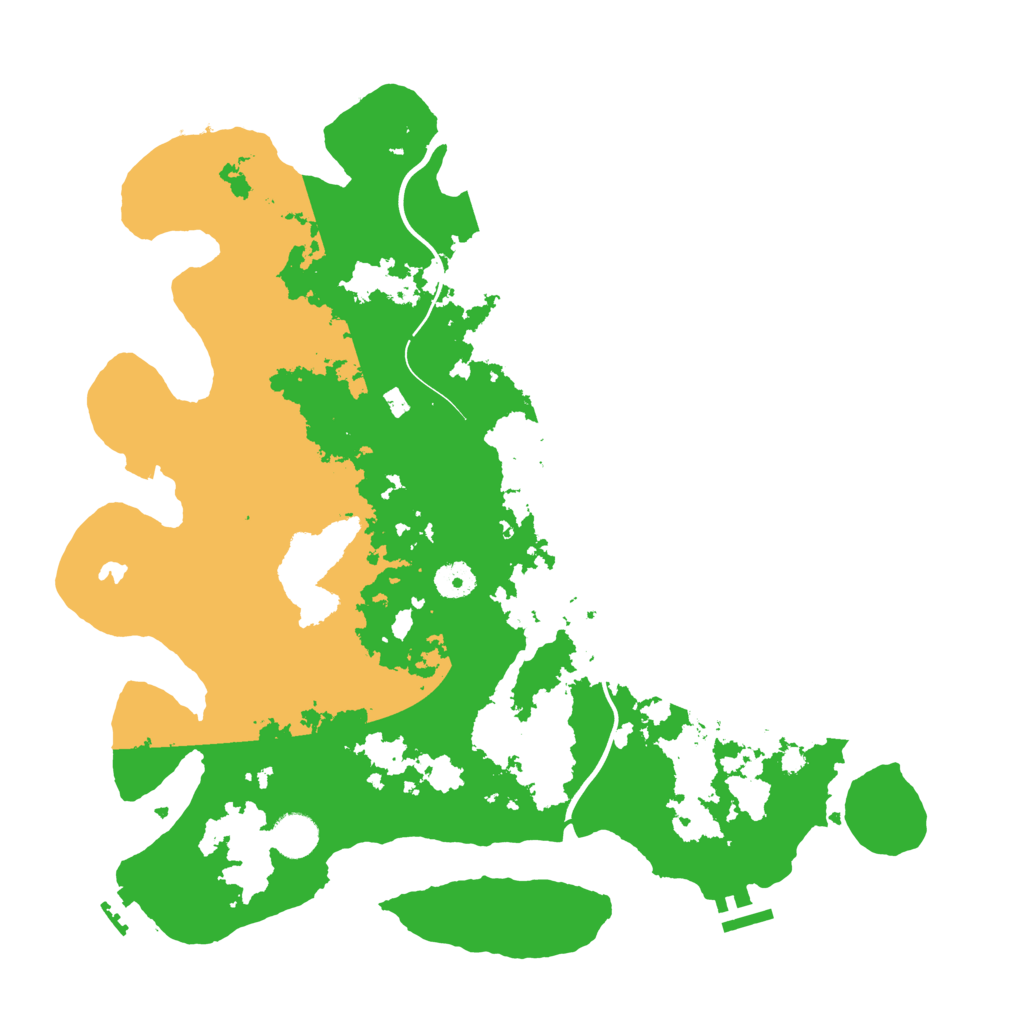 Biome Rust Map: Procedural Map, Size: 4000, Seed: 101949524