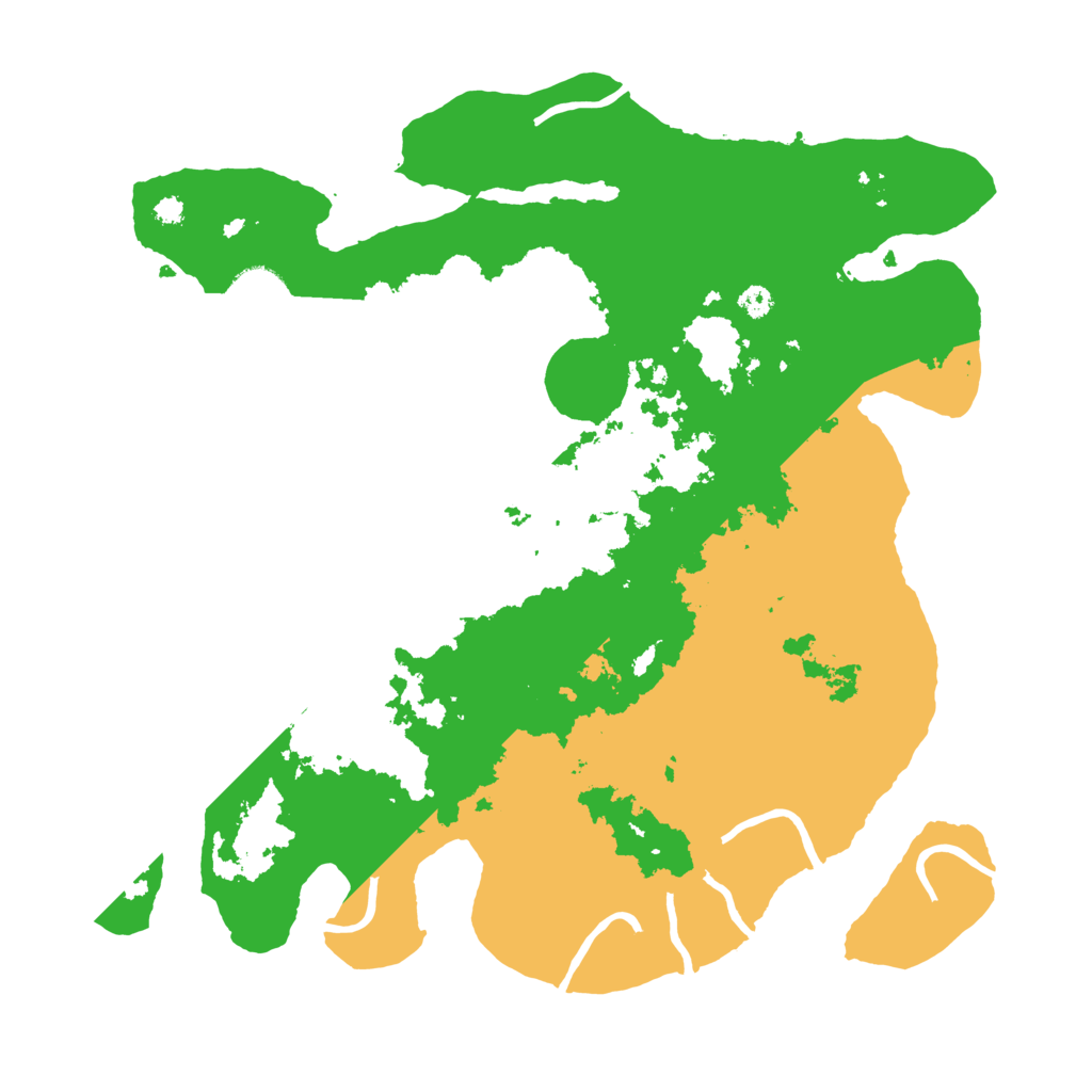 Biome Rust Map: Procedural Map, Size: 3500, Seed: 973808289