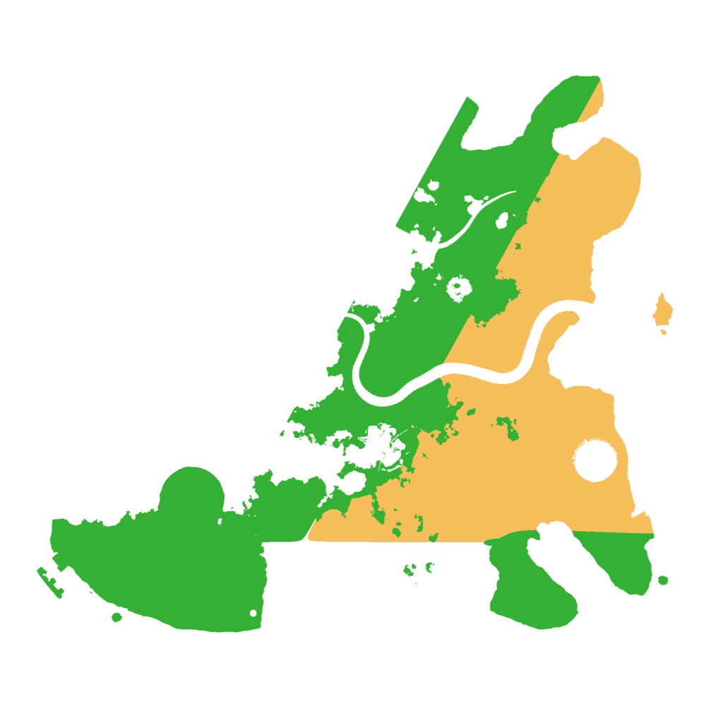 Biome Rust Map: Procedural Map, Size: 3000, Seed: 725034672