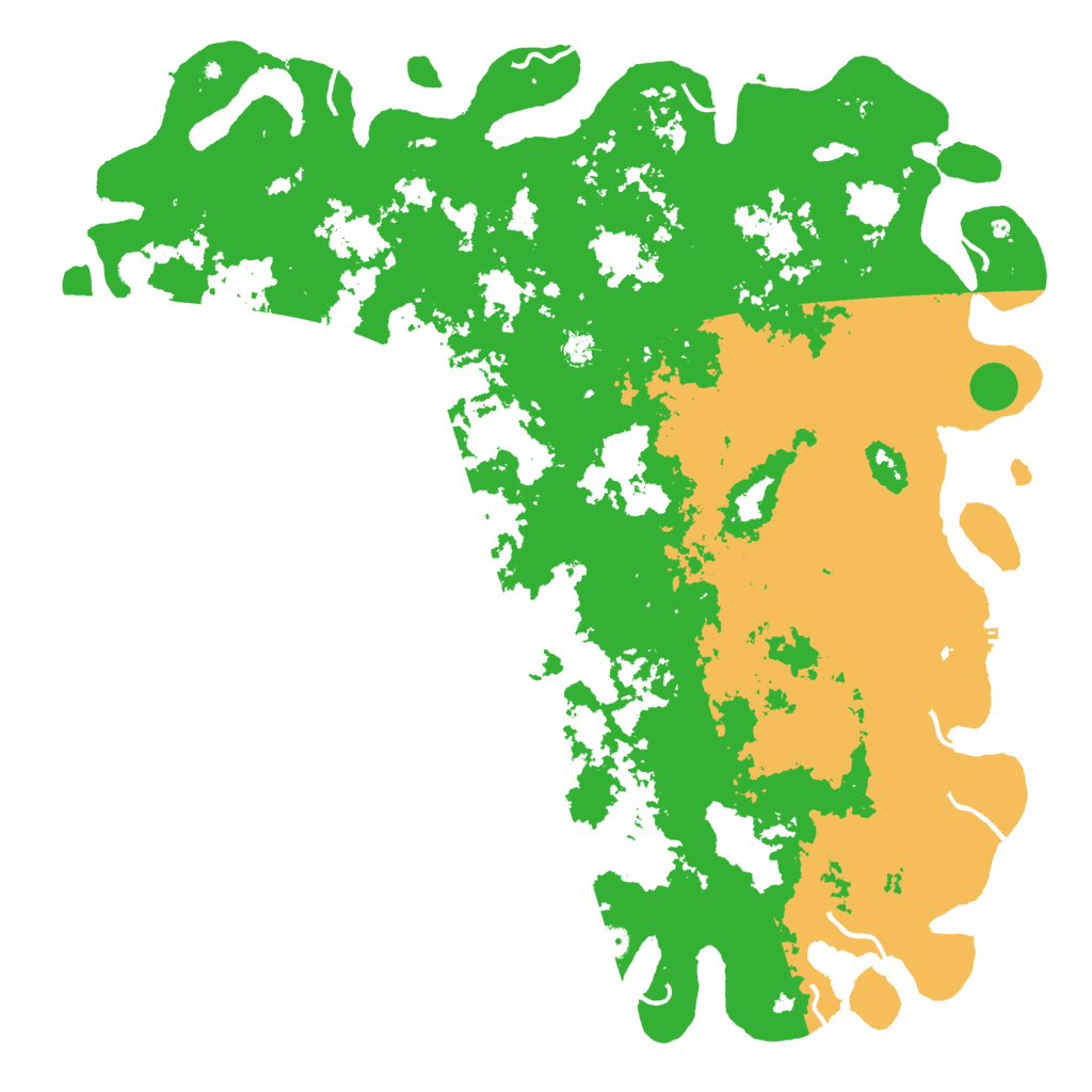 Biome Rust Map: Procedural Map, Size: 6000, Seed: 1291080878