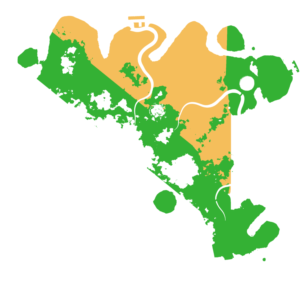 Biome Rust Map: Procedural Map, Size: 3800, Seed: 92945137