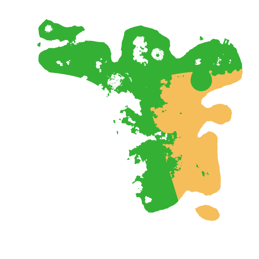 Biome Rust Map: Procedural Map, Size: 3200, Seed: 2263623