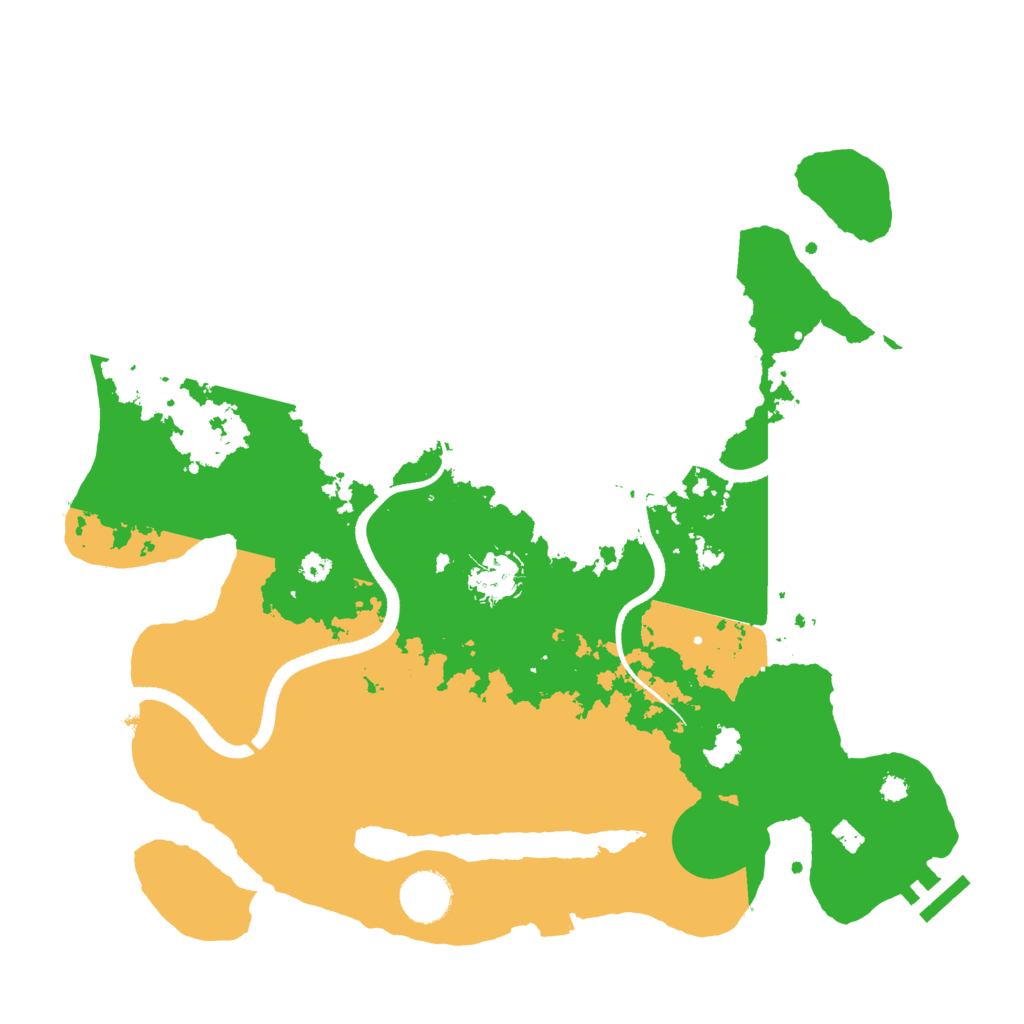 Biome Rust Map: Procedural Map, Size: 3500, Seed: 22361635