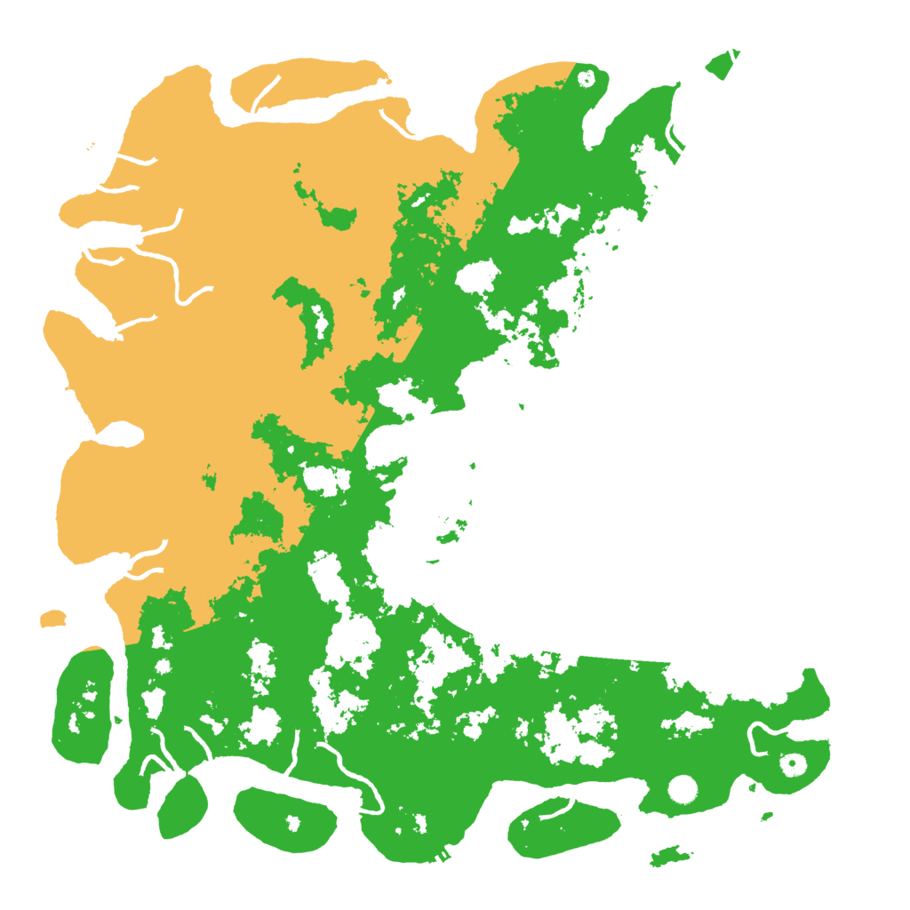 Biome Rust Map: Procedural Map, Size: 5500, Seed: 2080631376