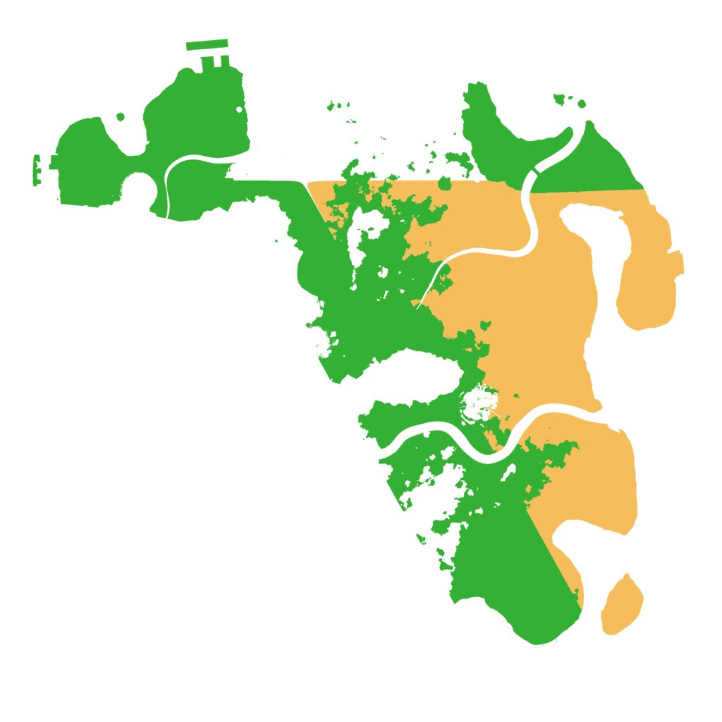 Biome Rust Map: Procedural Map, Size: 3500, Seed: 1532734505