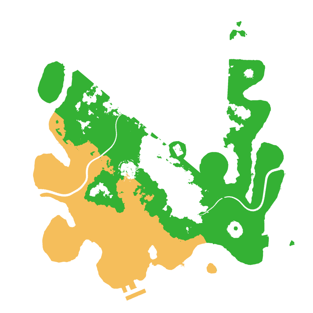 Biome Rust Map: Procedural Map, Size: 3000, Seed: 1407739738
