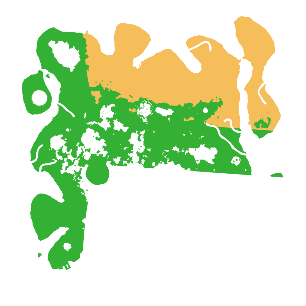 Biome Rust Map: Procedural Map, Size: 3500, Seed: 812717