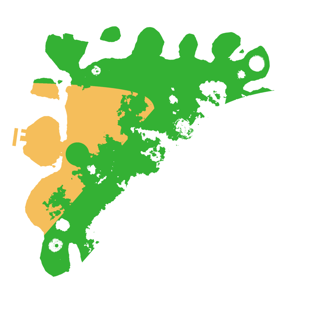 Biome Rust Map: Procedural Map, Size: 3500, Seed: 1355901228