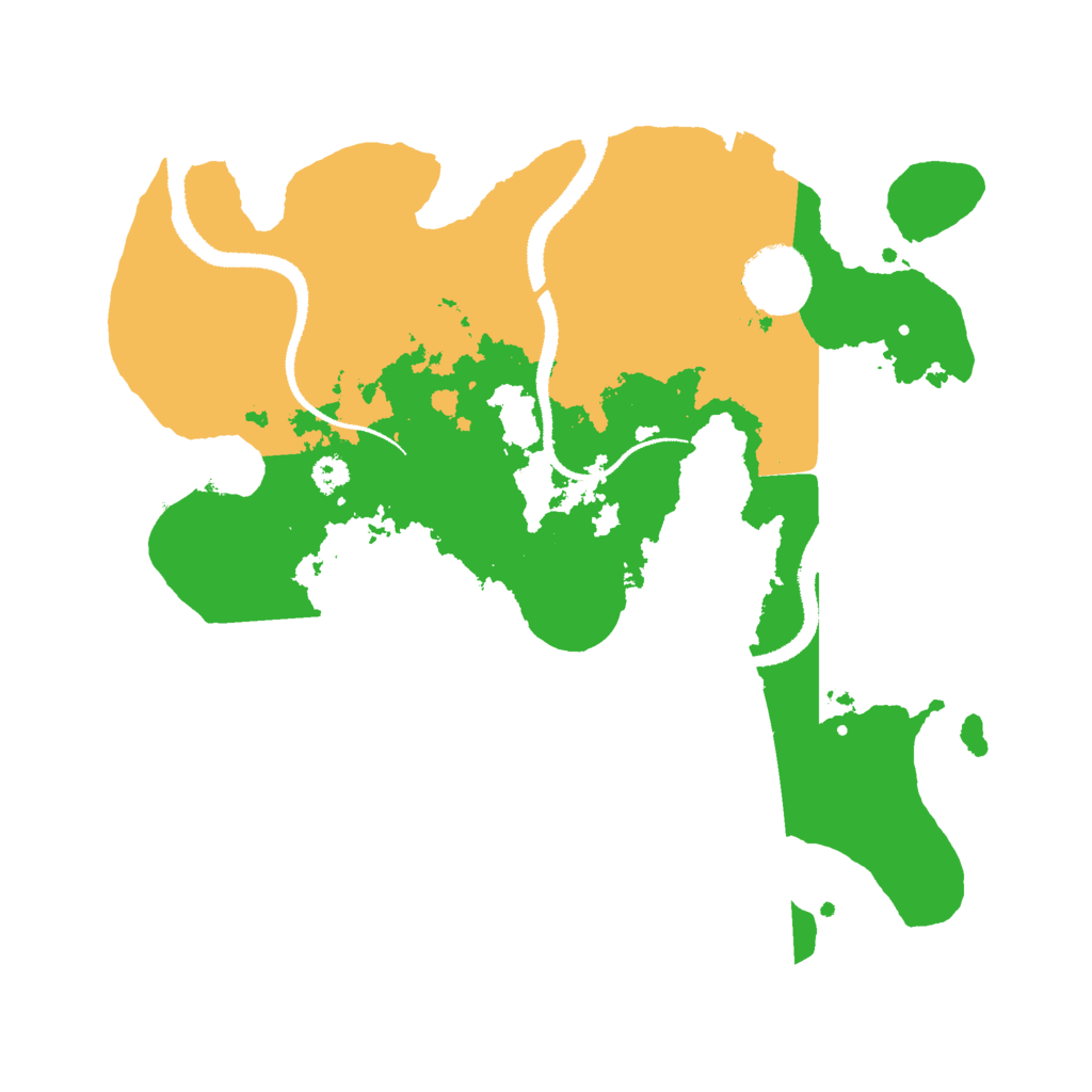 Biome Rust Map: Procedural Map, Size: 3000, Seed: 1637