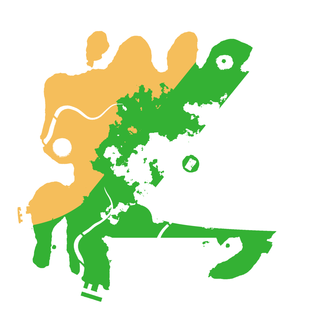 Biome Rust Map: Procedural Map, Size: 3000, Seed: 473621227