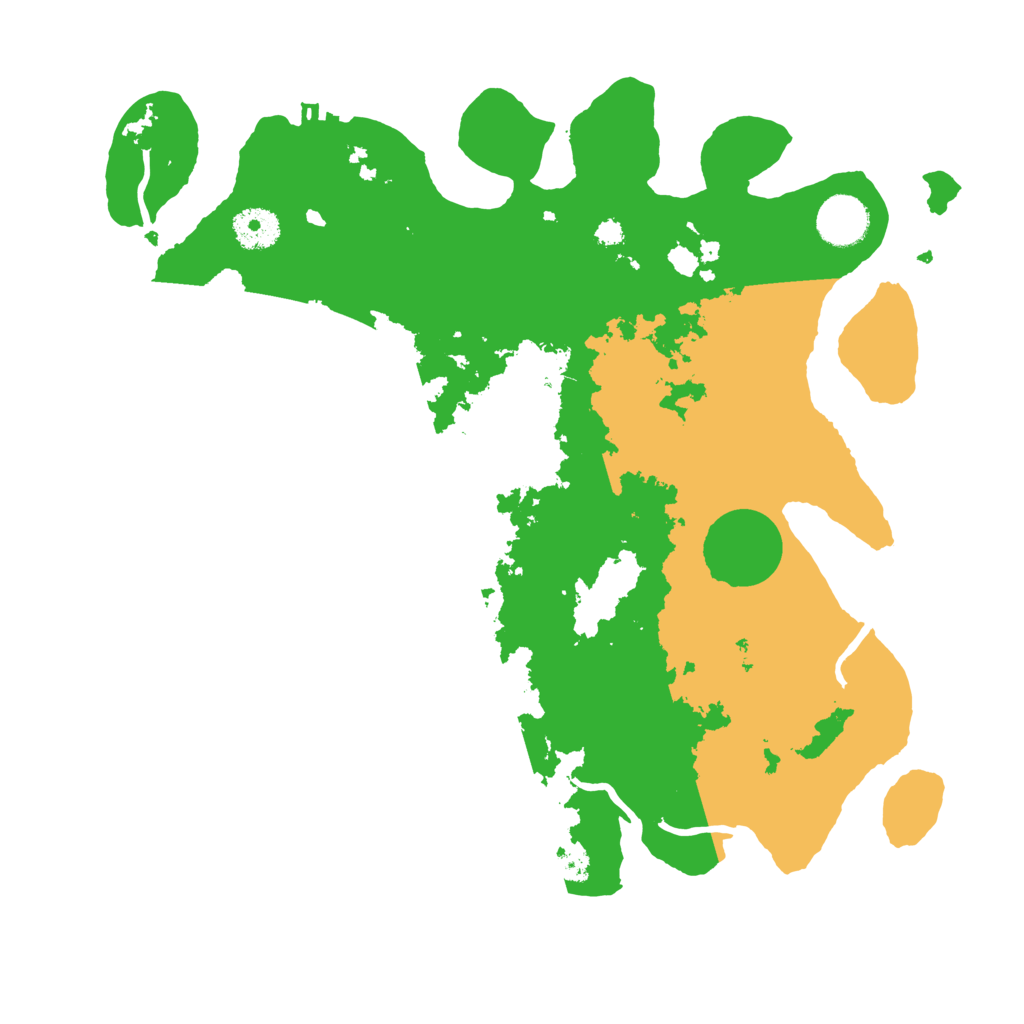 Biome Rust Map: Procedural Map, Size: 3500, Seed: 100512