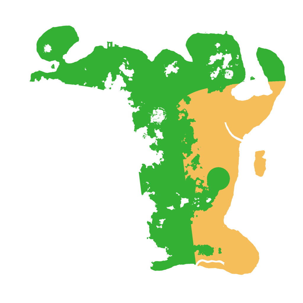 Biome Rust Map: Procedural Map, Size: 3500, Seed: 1766635673