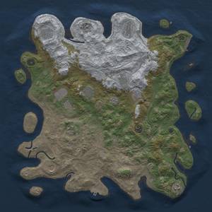 Thumbnail Rust Map: Procedural Map, Size: 4250, Seed: 1299297671, 19 Monuments