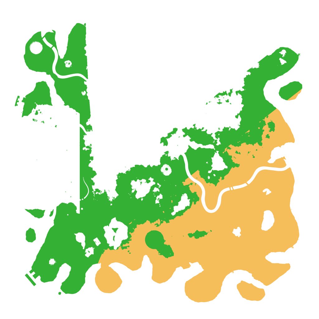 Biome Rust Map: Procedural Map, Size: 4500, Seed: 21885436