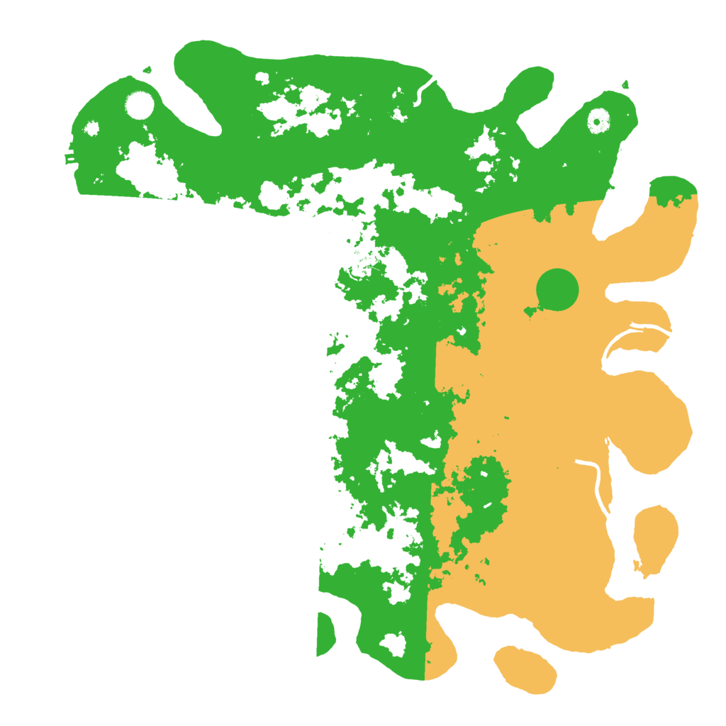 Biome Rust Map: Procedural Map, Size: 4500, Seed: 79293045