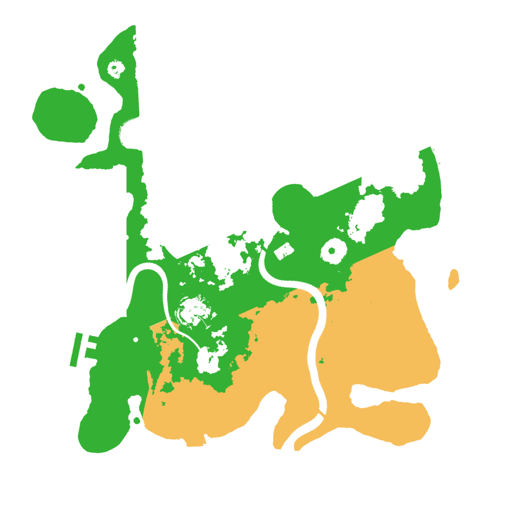 Biome Rust Map: Procedural Map, Size: 3000, Seed: 94672