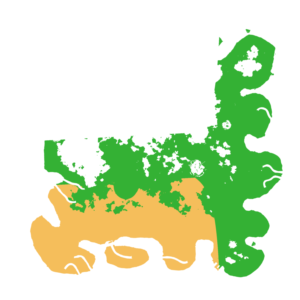 Biome Rust Map: Procedural Map, Size: 3500, Seed: 3583470