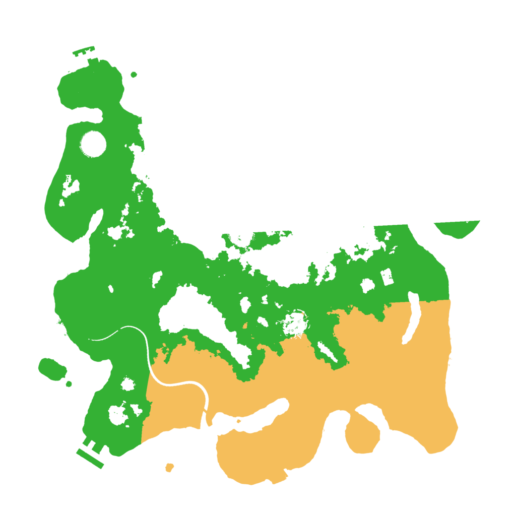 Biome Rust Map: Procedural Map, Size: 3500, Seed: 1719651735