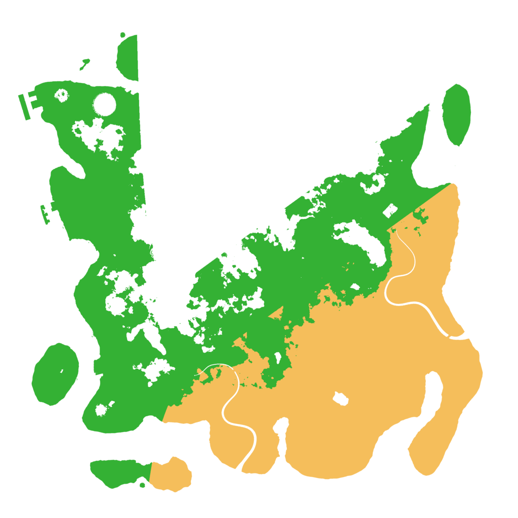 Biome Rust Map: Procedural Map, Size: 4000, Seed: 377275964