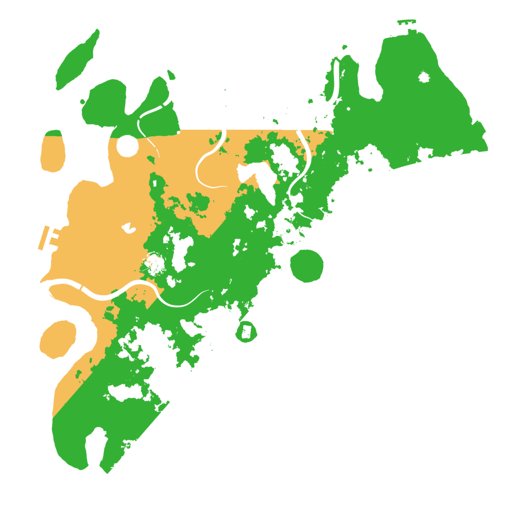 Biome Rust Map: Procedural Map, Size: 4250, Seed: 5361