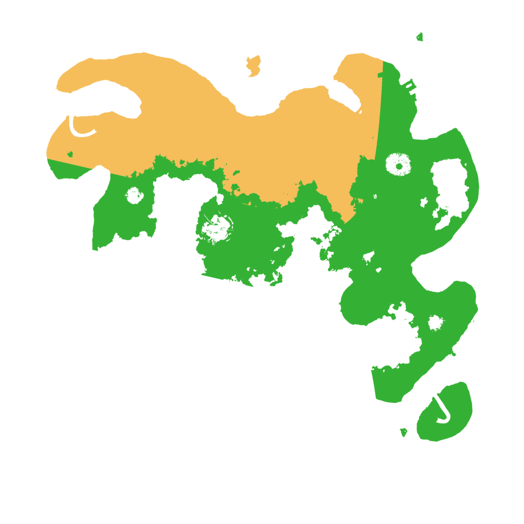 Biome Rust Map: Procedural Map, Size: 3250, Seed: 65208