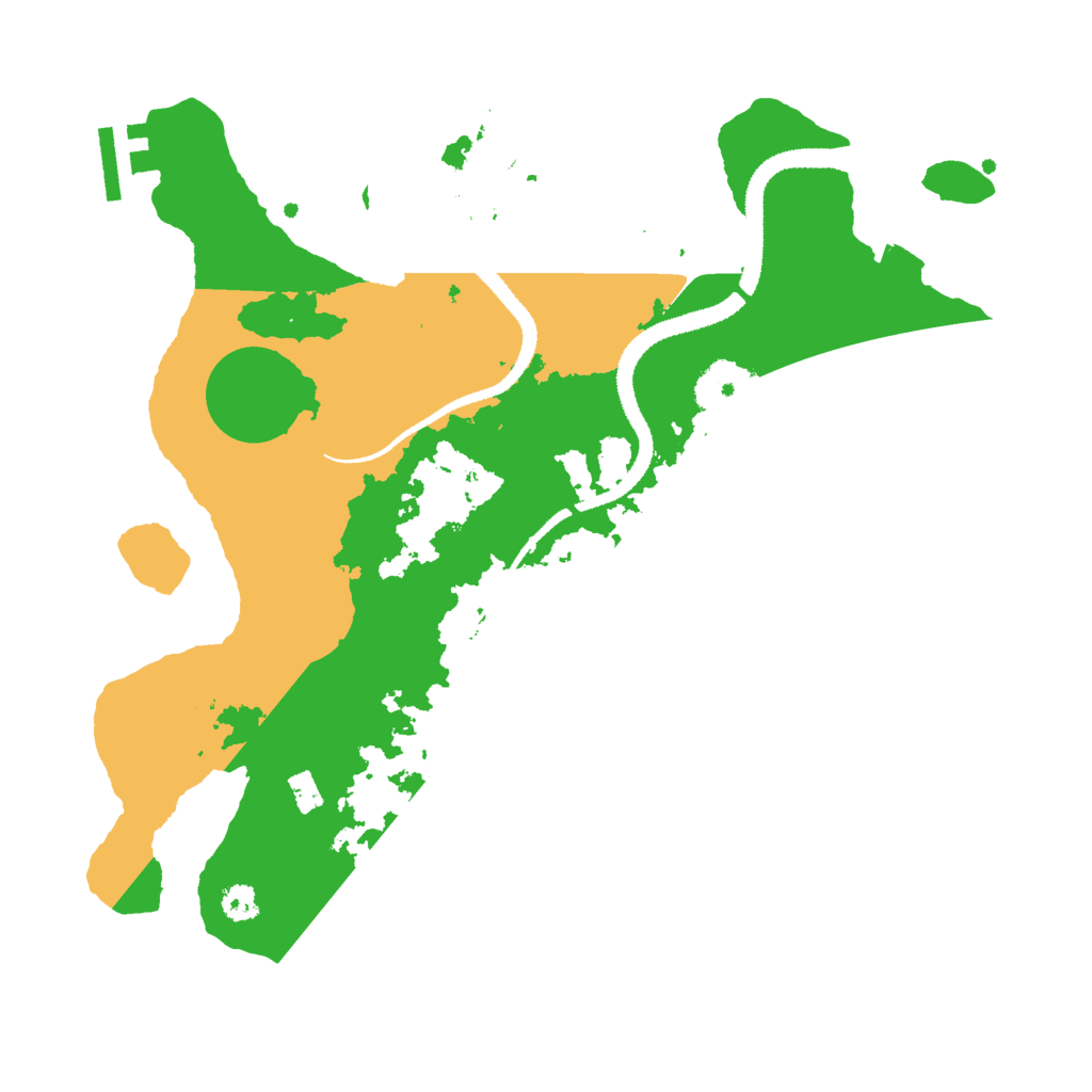 Biome Rust Map: Procedural Map, Size: 3000, Seed: 1584010718