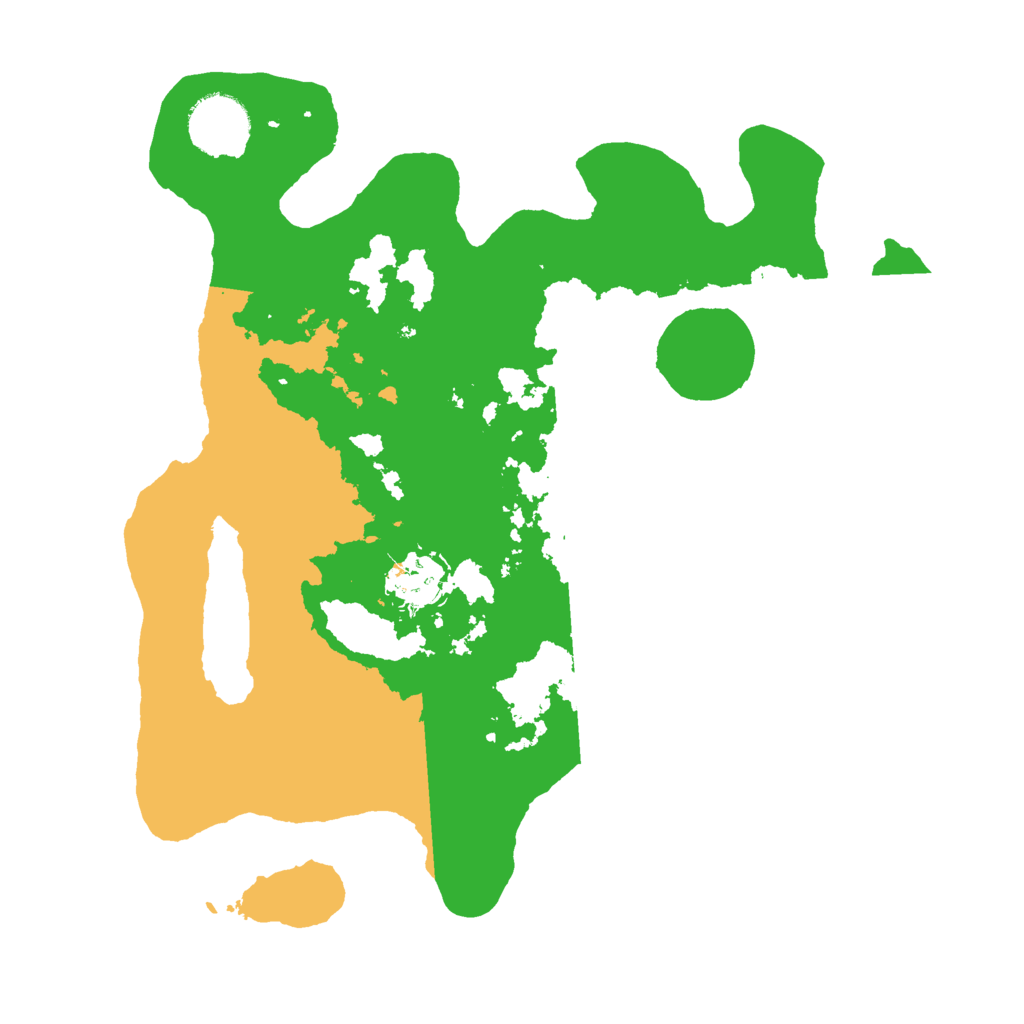 Biome Rust Map: Barren, Size: 3000, Seed: 1481048088