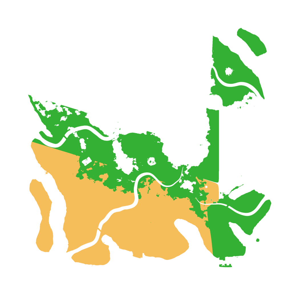 Biome Rust Map: Procedural Map, Size: 3500, Seed: 1348267902