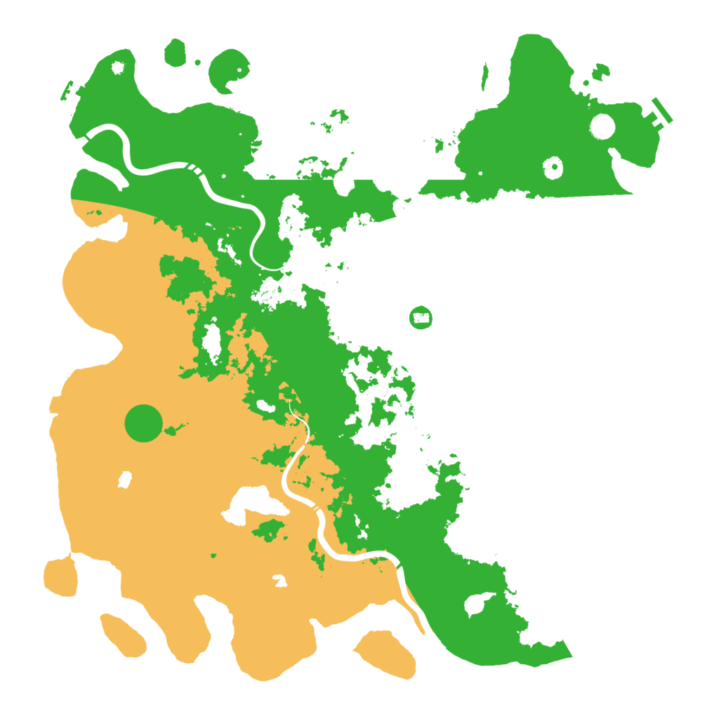 Biome Rust Map: Procedural Map, Size: 5000, Seed: 36789608