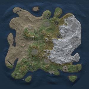 Thumbnail Rust Map: Procedural Map, Size: 3500, Seed: 1359222376, 18 Monuments