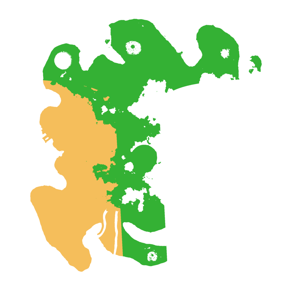 Biome Rust Map: Procedural Map, Size: 3000, Seed: 135386131