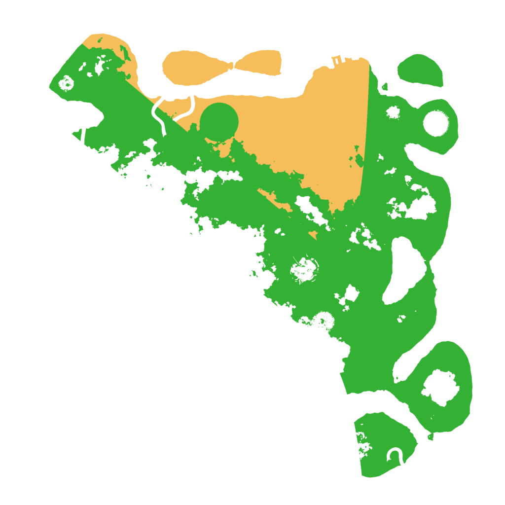 Biome Rust Map: Procedural Map, Size: 3500, Seed: 3312