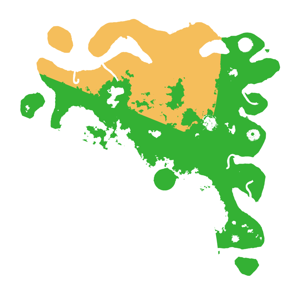 Biome Rust Map: Procedural Map, Size: 3700, Seed: 919236