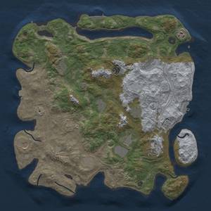 Thumbnail Rust Map: Procedural Map, Size: 4250, Seed: 1520825984, 19 Monuments
