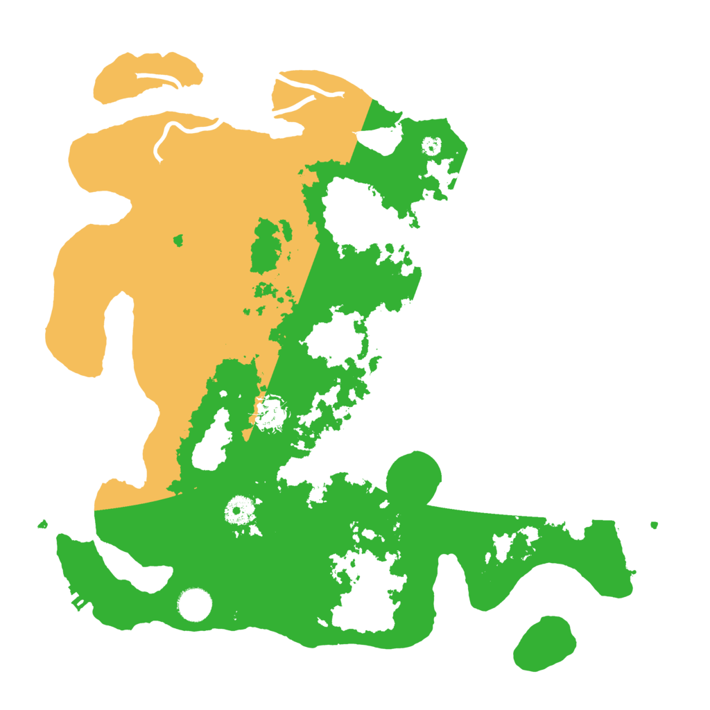 Biome Rust Map: Procedural Map, Size: 3700, Seed: 375391