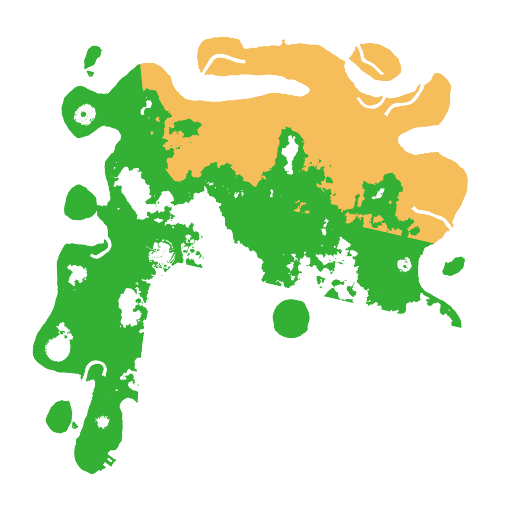 Biome Rust Map: Procedural Map, Size: 3700, Seed: 234449